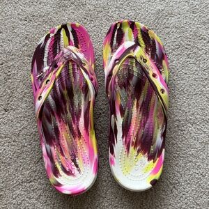 Crocs flip flops